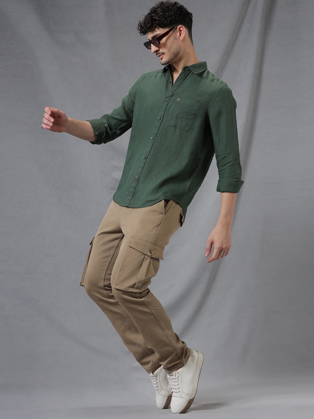 Premium Green Linen Shirt