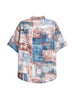 Abstract Printed Viscose Shirt