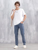 Men's Casual Slim Fit Jeans | Med Stone