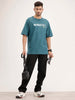 Oversized Fit Raglan Collar T-Shirt | Green