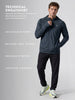 Hooded Zipper Sweatshirt | Active | Blue