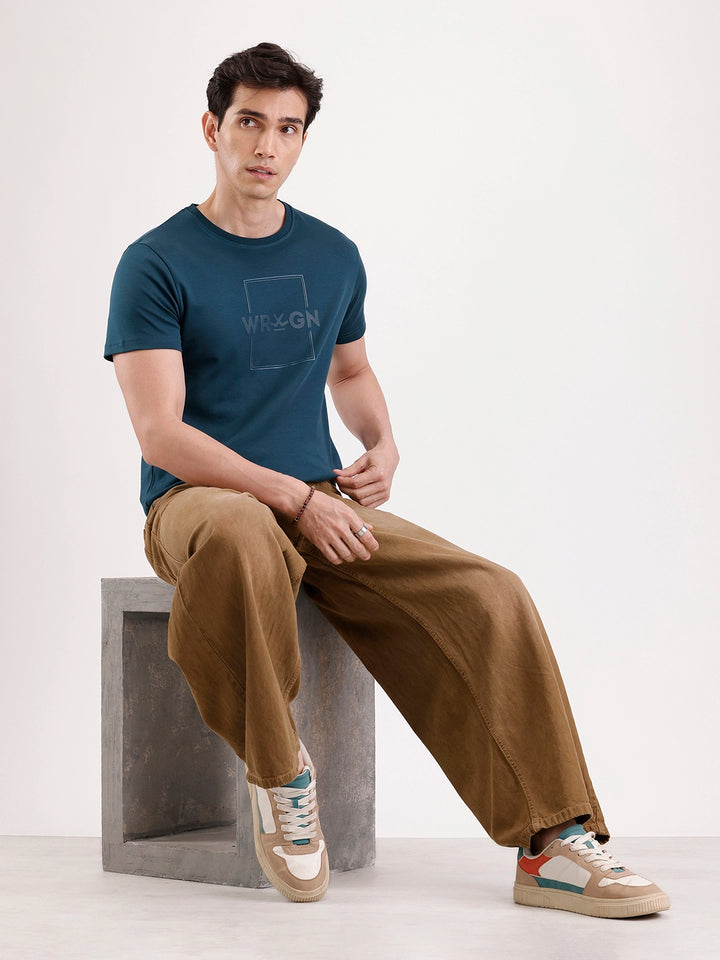 Solid HD Printed T-Shirt   |  Teal