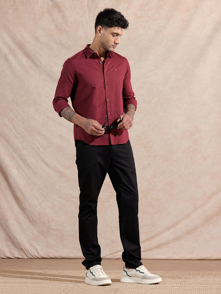 Classic Slim Fit Trouser | Black