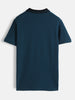 Jacquard Collar Pique Polo T-Shirt | Teal