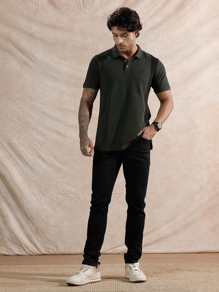 Solid Slim Fit Jeans | Black