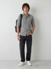 Slim Fit Solid Full Sleeve Shirt | Grey