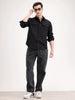 Comfort Fit Double Pocket Shirt | Black