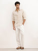 Solid Full Sleeve Shirt | Khaki