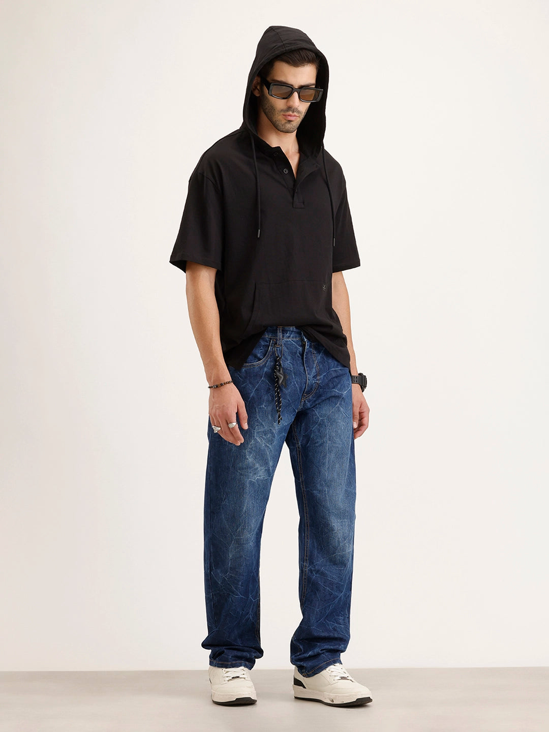 Washed Anti Fit Denim Jeans | Blue