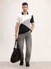 Slim Fit Cut & Sew T-Shirt | Off White