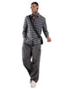 Charcoal Checked Slim Fit Shirt