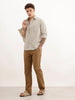 Regular Fit Full Sleeve Checkered Shirt | Grey | WWSH0721MAZ
