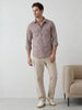 Slim Fit Double Pocket Shirt | Peach