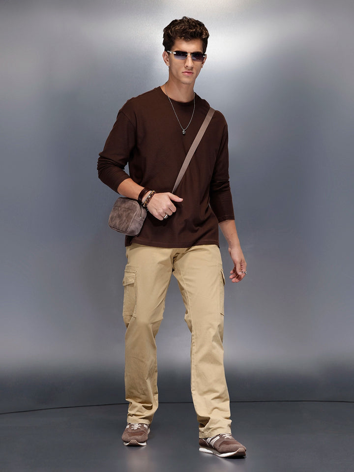 Men’s straight fit cargo | Khaki
