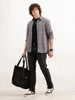Solid Straight Fit Denim Jeans | Dark Grey
