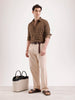 Classic Full Sleeve Checkered Shirt   |  Brown