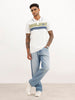 Classic Placement Printed Polo T-Shirt | White