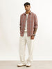 Slim Fit Checkered Full Sleeve Shirt | Rust