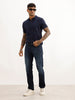 Faded Slim Fit Denim Jeans | Blue