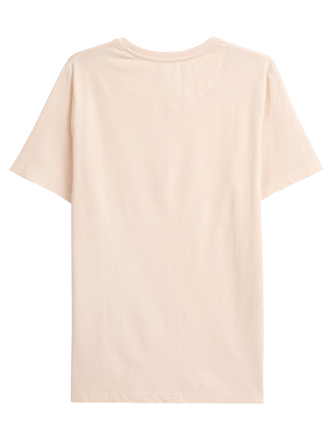 Beige Casual Printed T-Shirt