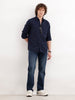 Faded Straight Fit Denim Jeans | Blue