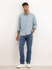 Regular Fit Checkered Full Sleeve Shirt | Light Blue | WWSH9161F