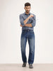 Faded Relaxed Fit Denim Jeans | Light Blue