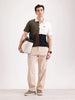 Cut & Sew Polo T-Shirt   |  Olive