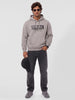 Classic Embroidered Patch Hooded Sweatshirt | Beige | WTSS7390M