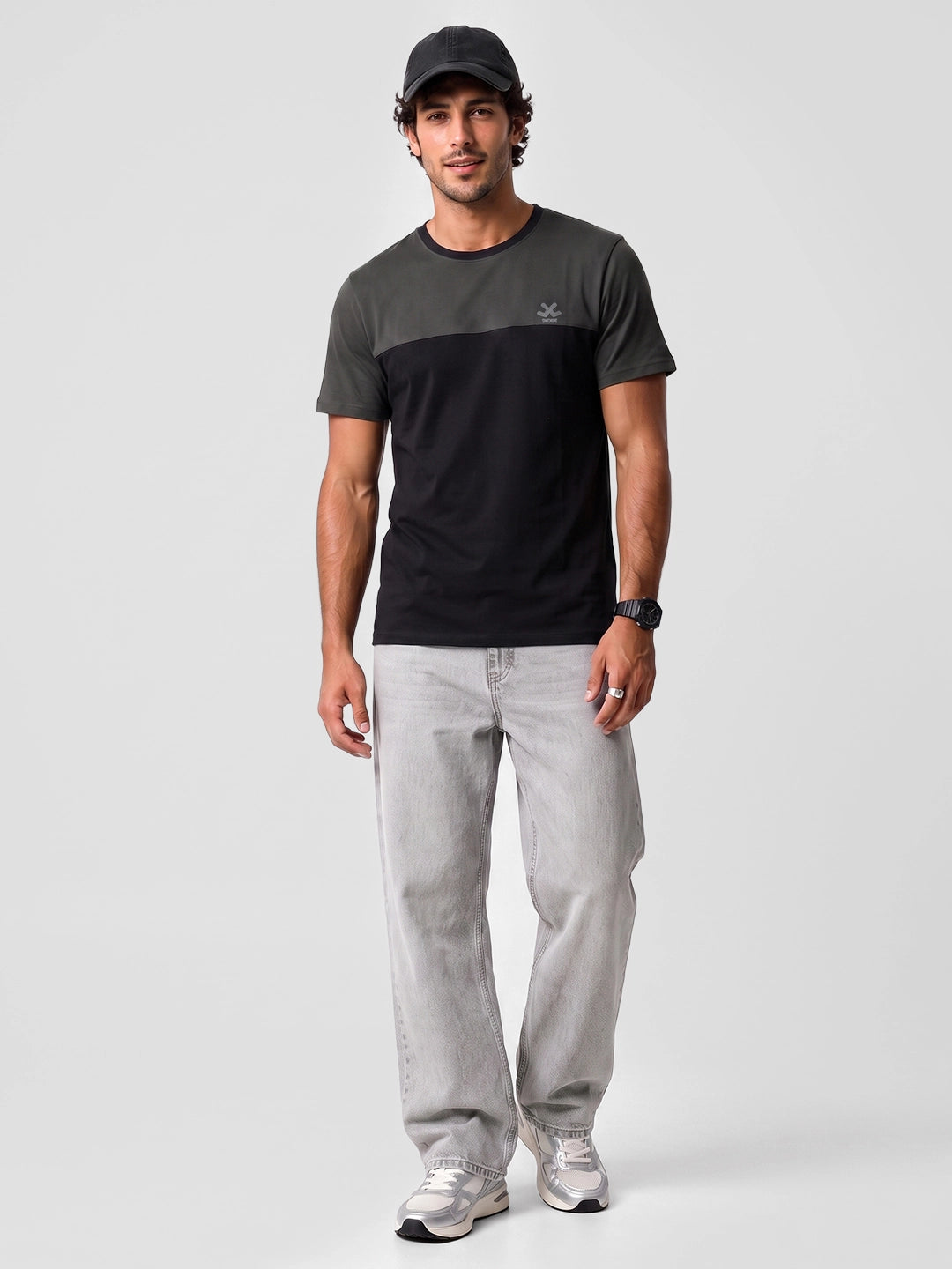 Classic Cut & Sew T-Shirt | Black