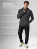 Hooded Zipper Sweatshirt | Active | Dark Grey