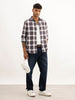 Classic Regular Fit Checkered Shirt | Wine