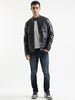 Essential Solid Leather Jacket