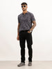 Solid Slim Fit Denim Jeans | Black
