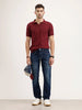 Straight Fit Denim Jeans | Blue