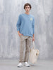 Men's Casual Comfort Fit Branded Sweatshirt | Blue
