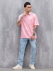 Wrogn Regular Fit Graphic Tee | Pink