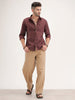 Regular Fit AOP Shirt | Brown