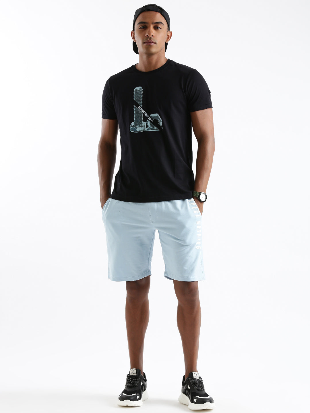 Expect Nothing Casual Shorts