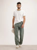 Contrast Collar Slim Fit T-Shirt | White