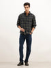 Comfort Fit Checkered Shirt | Olive