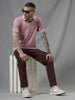 AOP Scribble Pink Polo T-shirt