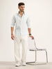 Slim Fit Striped Shirt | White