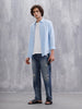 Solid Anti Fit Distressed Jeans | Blue
