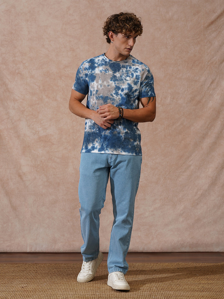 Heavy Fade Relaxed Fit Jeans | Blue