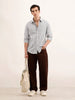 Claasic Slim Fit Checekered Shirt | Blue