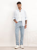 Faded Slim Fit Denim Jeans | Light Blue | WUJN2657F
