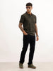 Classic Slim Fit AOP Polo T-Shirt | Olive | WPT02HSSL1599S