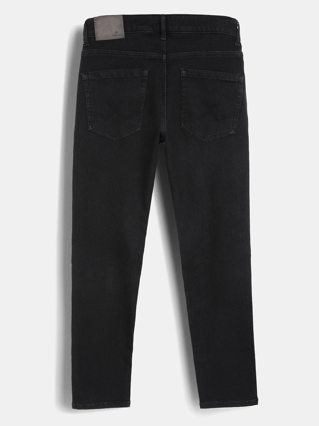 Solid Slim Fit Denim Jeans | Black