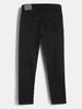 Solid Slim Fit Denim Jeans | Black